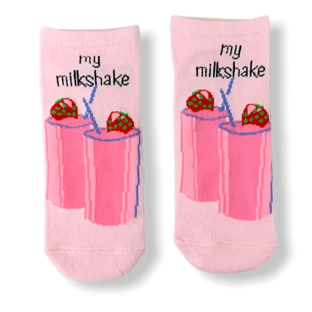 ❣️3/$15❣️ "MY MILKSHAKE" Ankle Socks
